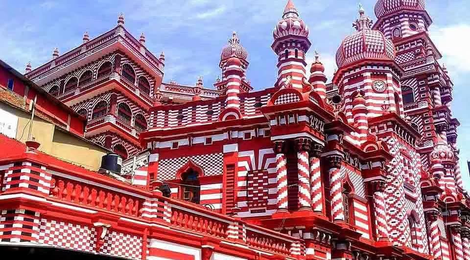 colombo red mosque daytour in srilanka 2025